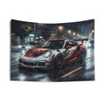 Porsche 911 GT3 RS Street Racing Car Wall Art Tapestry