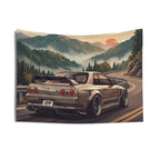 Nissan Skyline GT-R R32 JDM Mountain Car Wall Art Tapestry