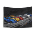 Subaru WRX STI Generations Rally Car Wall Art Tapestry