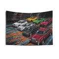 Mercedes-AMG Legends 300 SEL CLK GTR C63 GT R Heritage Car Wall Art Tapestry