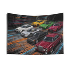 Mercedes-AMG Legends 300 SEL CLK GTR C63 GT R Heritage Car Wall Art Tapestry