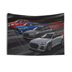 Audi RS 6 Avant Generations Heritage Lineup Car Wall Art Tapestry