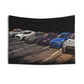 Nissan Skyline GT-R Generations JDM Car Wall Art Tapestry