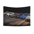 Nissan Skyline GT-R Generations JDM Car Wall Art Tapestry