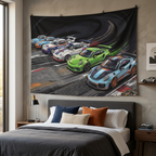 Porsche 911 Racing Livery GT2 RS GT3 RS Gulf Martini Car Wall Art Tapestry