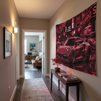 Porsche 911 JDM Tokyo Wall Art Neon Street Racing Tapestry